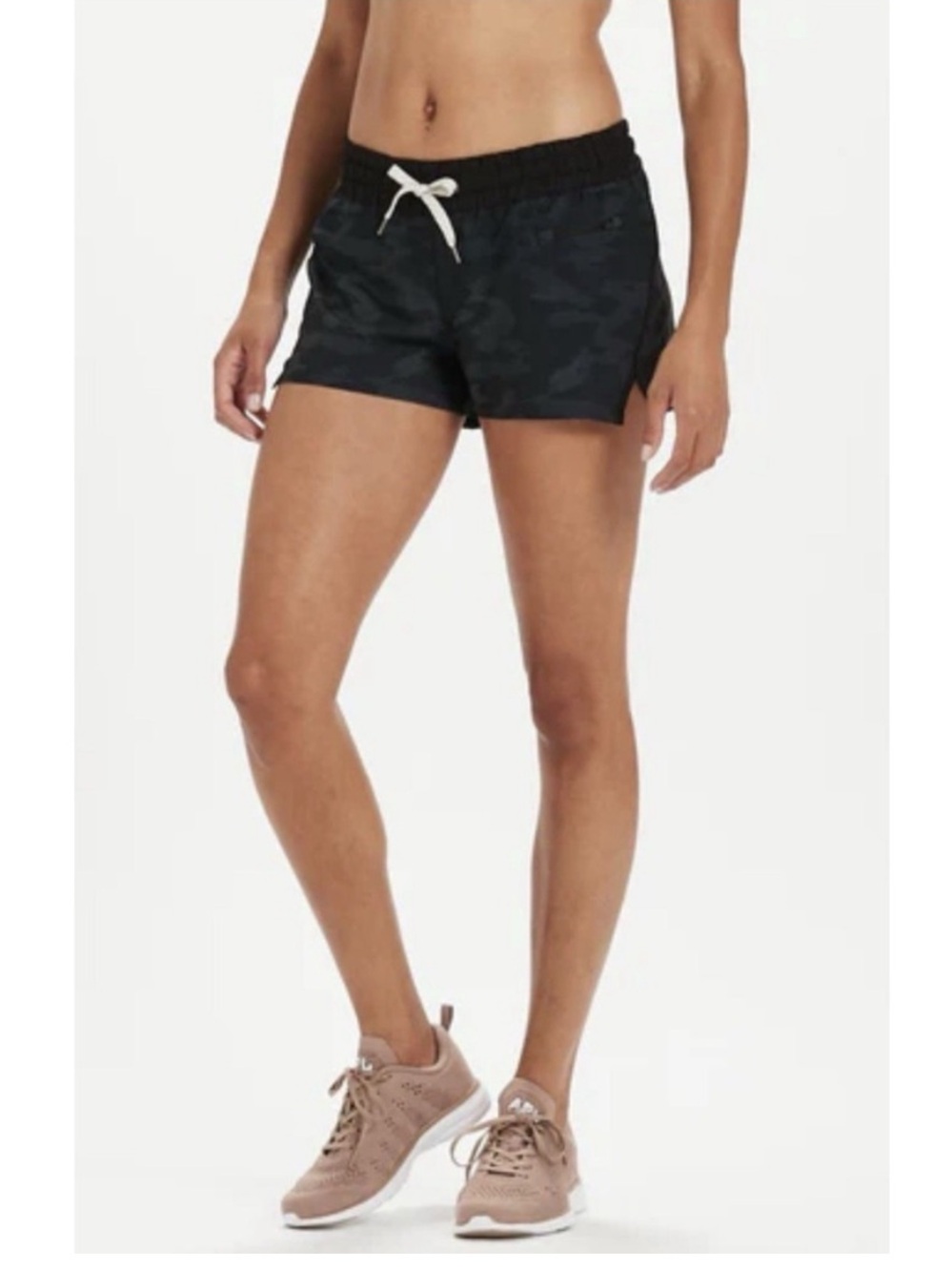 Vuori Black Camouflage Athletic Shorts